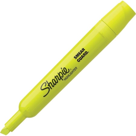 Accent Highlighter, Chisel Point,Fluorescent Yellow 12PK